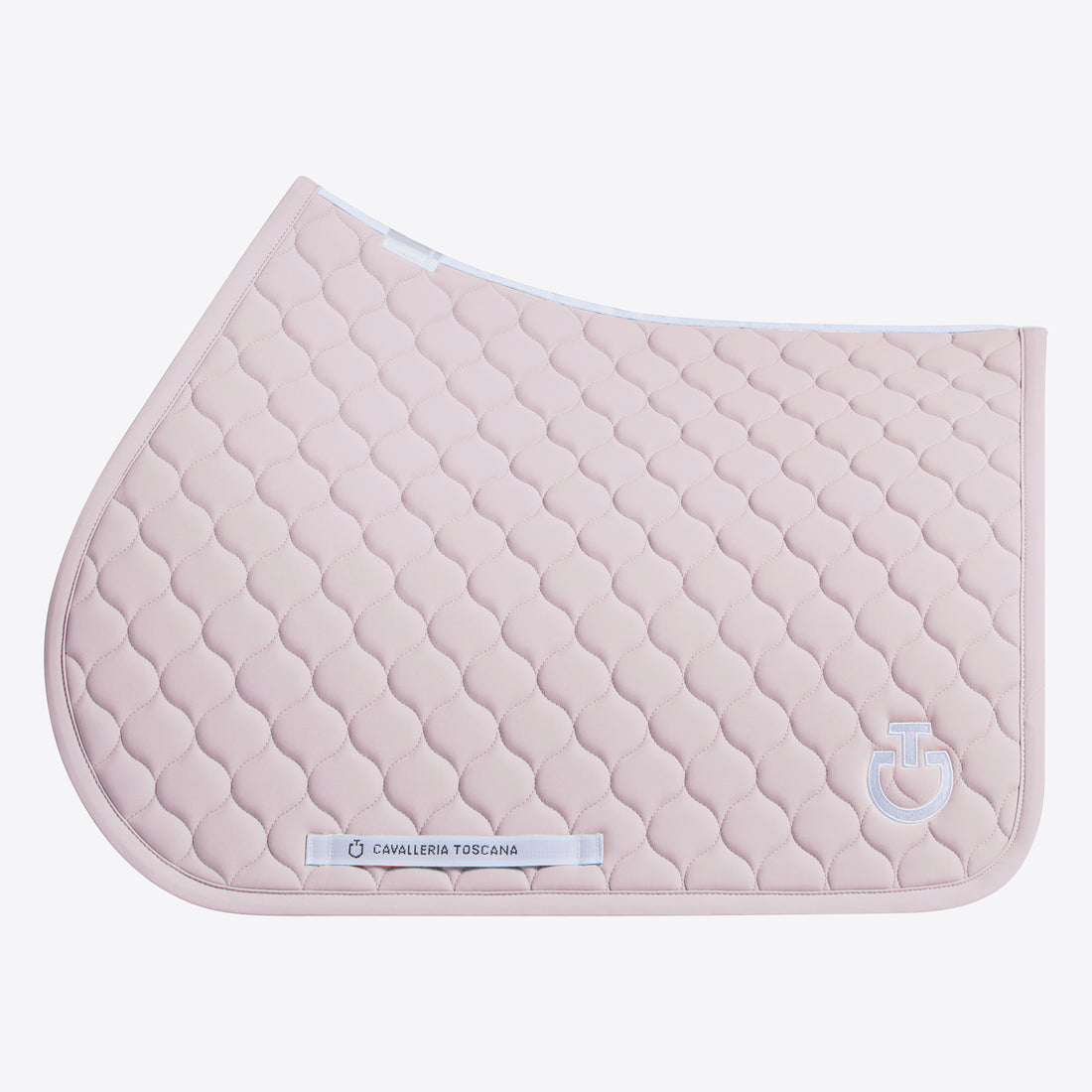 Circular Quilted BLACK saddle pad - CAVALLERIA TOSCANA