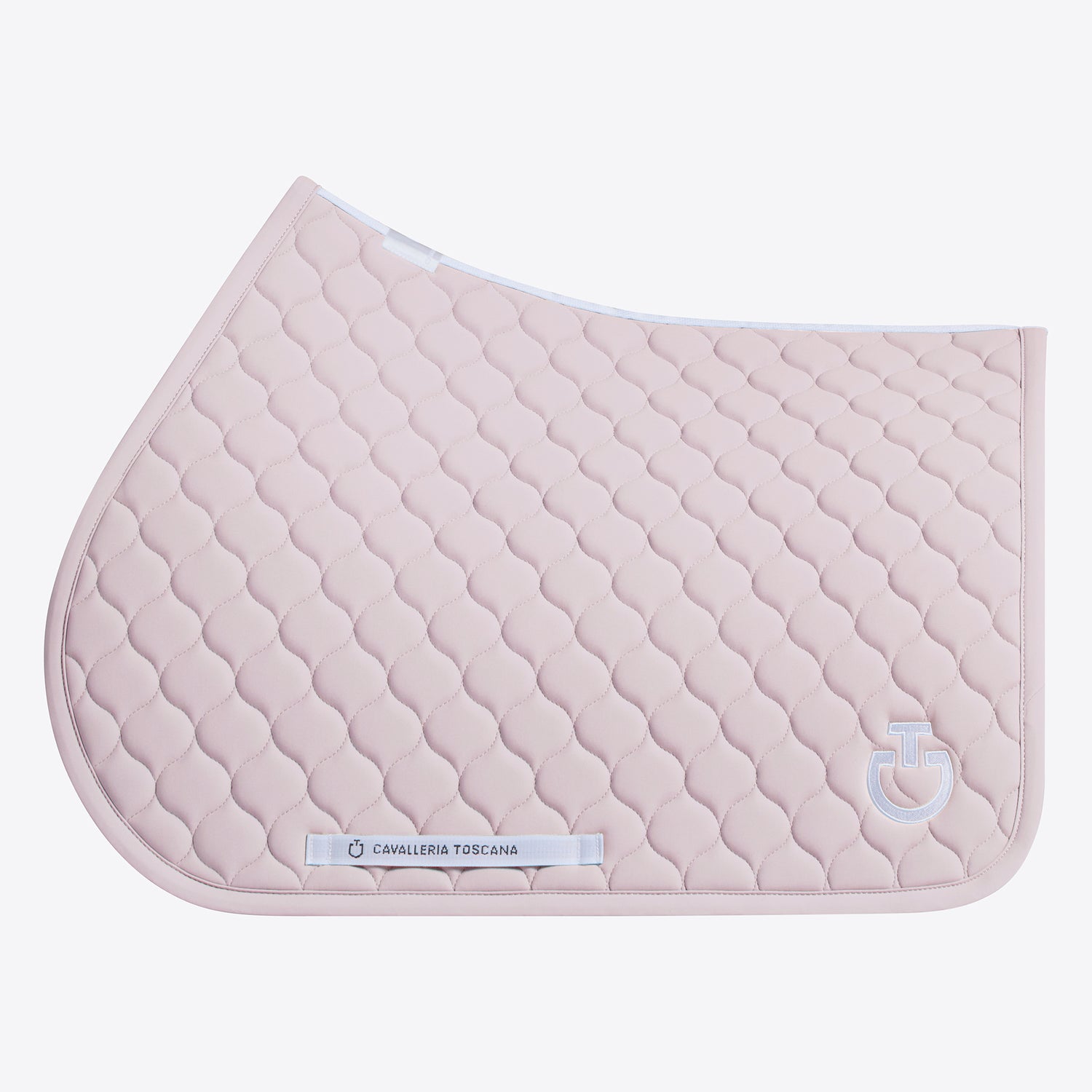 Circular Quilted BLACK saddle pad - CAVALLERIA TOSCANA