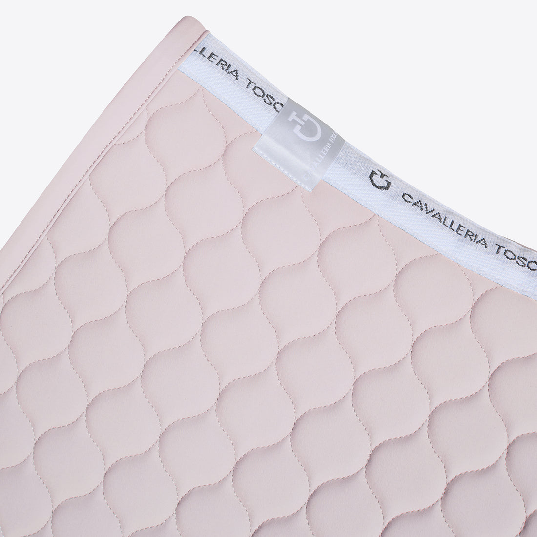 Circular Quilted BLACK saddle pad - CAVALLERIA TOSCANA