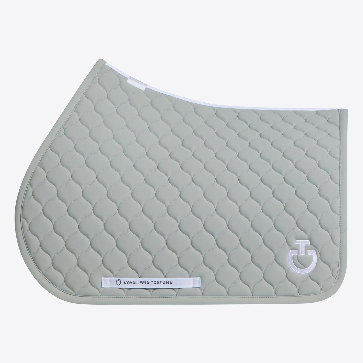 Tapis de selle Circular Quilted Gris clair CSO - CAVALLERIA TOSCANA