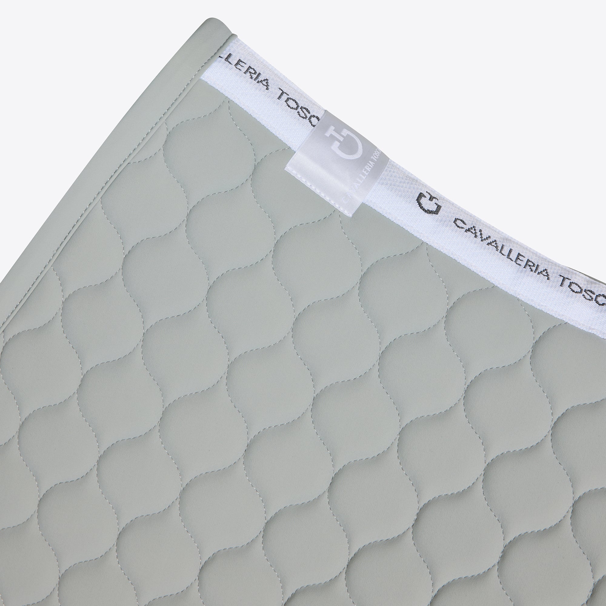 Tapis de selle Circular Quilted Gris clair CSO - CAVALLERIA TOSCANA