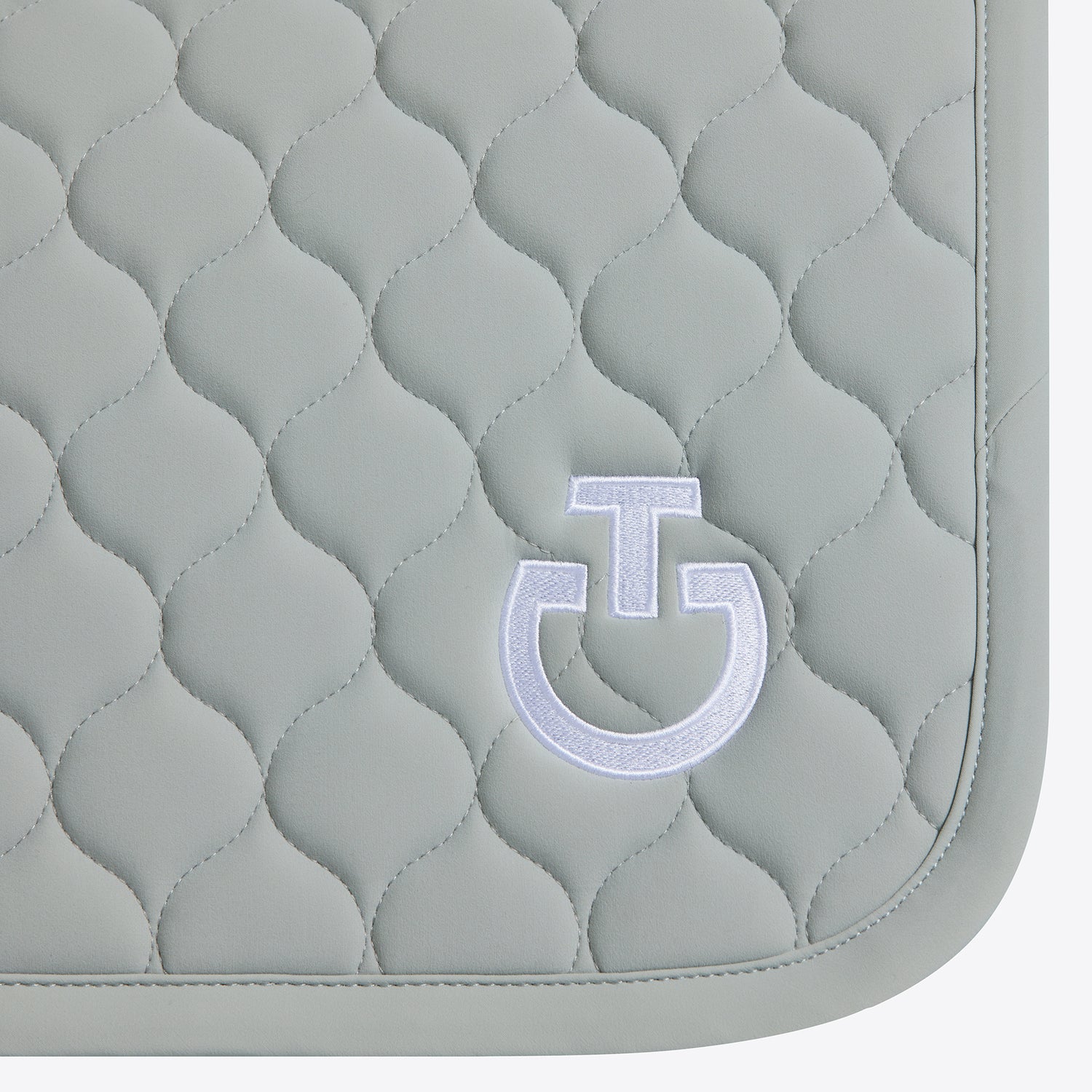 Tapis de selle Circular Quilted Gris clair CSO - CAVALLERIA TOSCANA