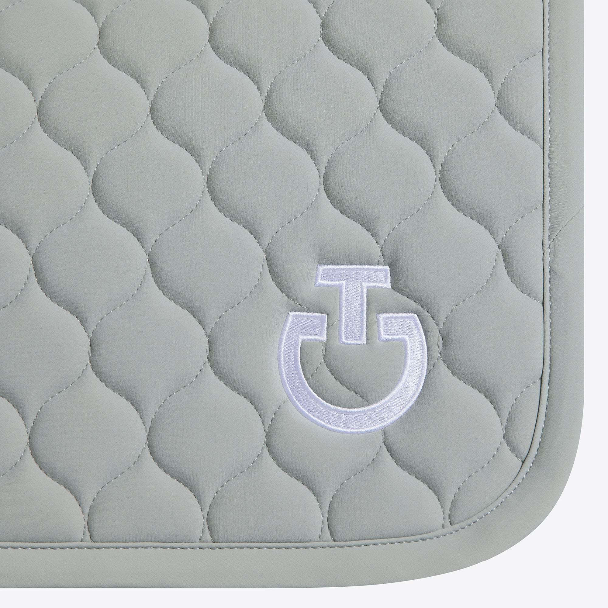 Tapis de selle Circular Quilted Gris clair CSO - CAVALLERIA TOSCANA