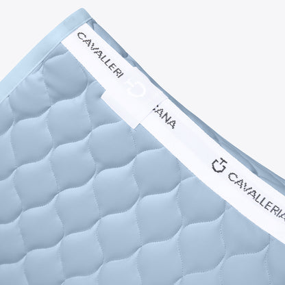 Tapis de selle Circular Quilted bleu ciel - CAVALLERIA TOSCANA