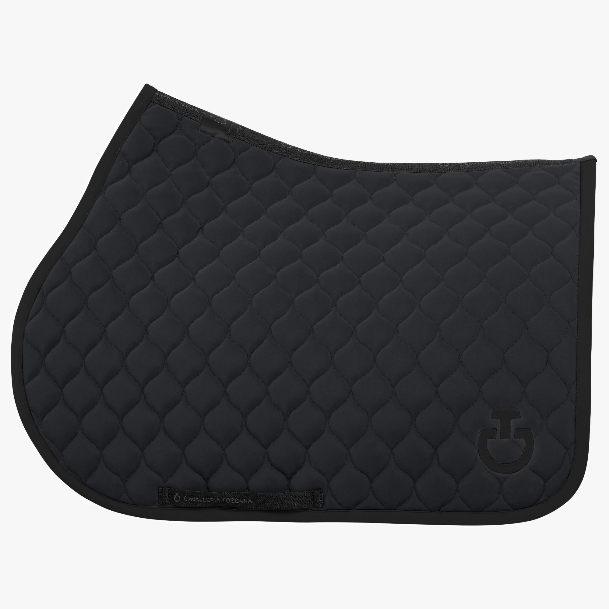 Tapis de selle Circular Quilted Anthracite CSO - CAVALLERIA TOSCANA