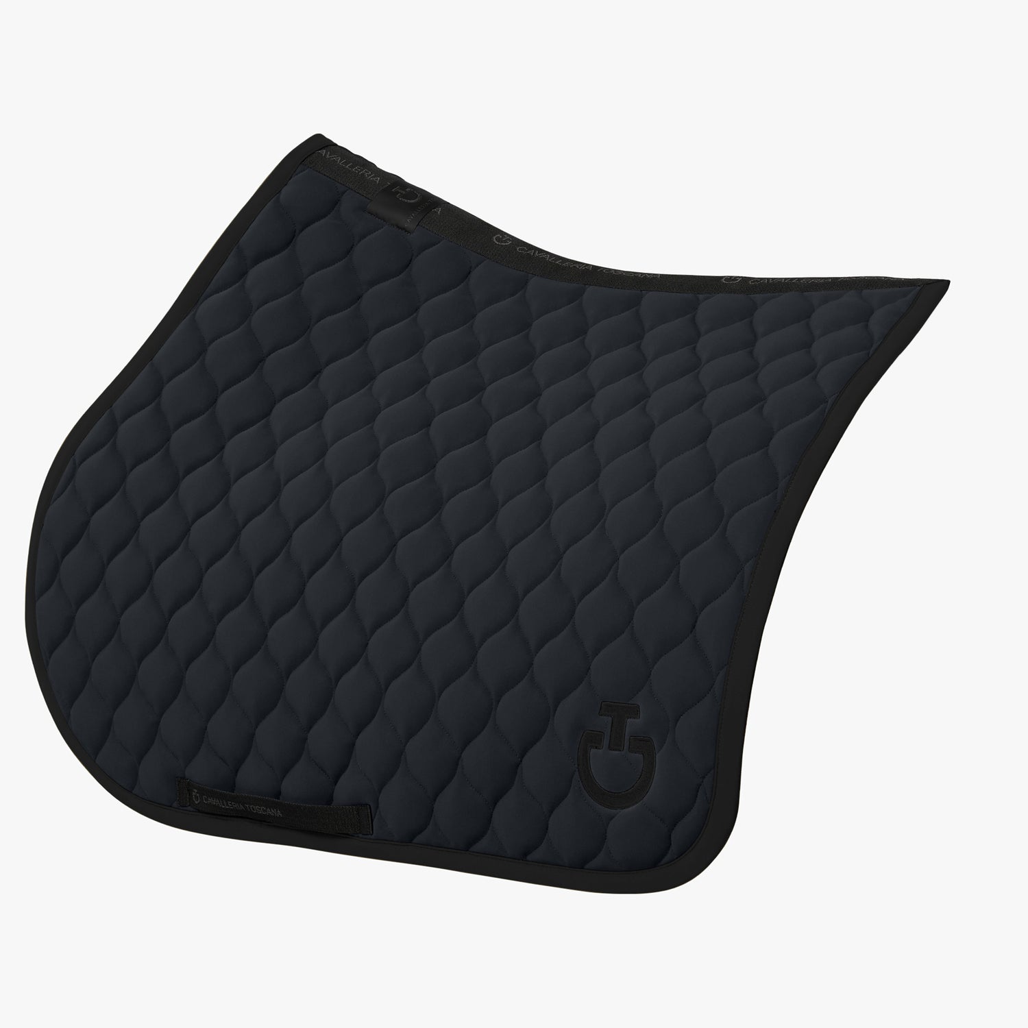 Tapis de selle Circular Quilted Anthracite CSO - CAVALLERIA TOSCANA