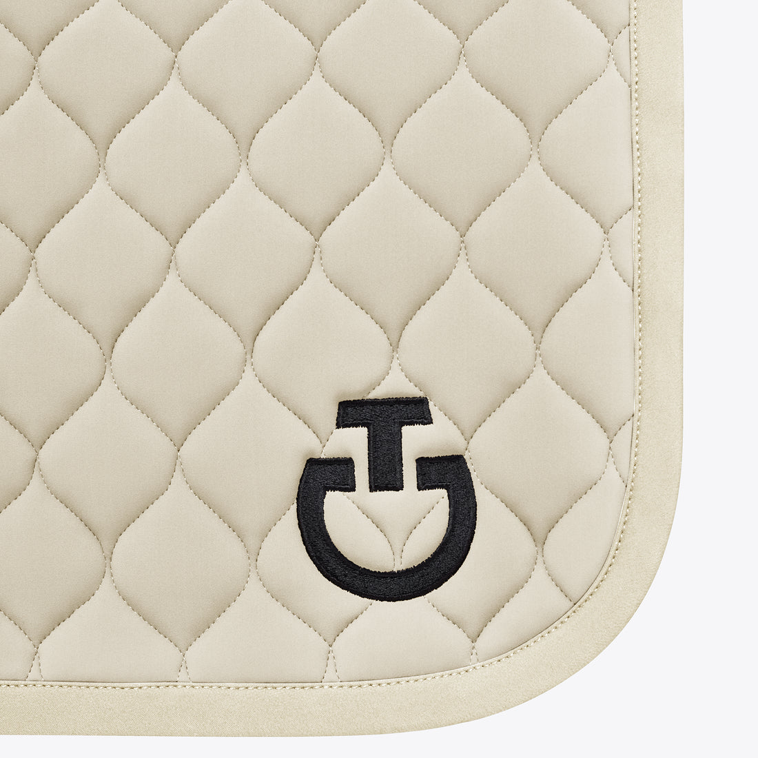 Tapis de selle Circular Quilted Beige DRESSAGE - CAVALLERIA TOSCANA