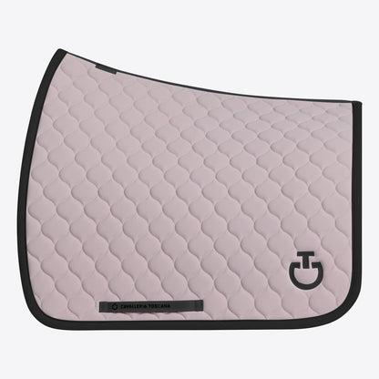 Tapis de selle Circular Rose bord noir DRESSAGE - CAVALLERIA TOSCANA