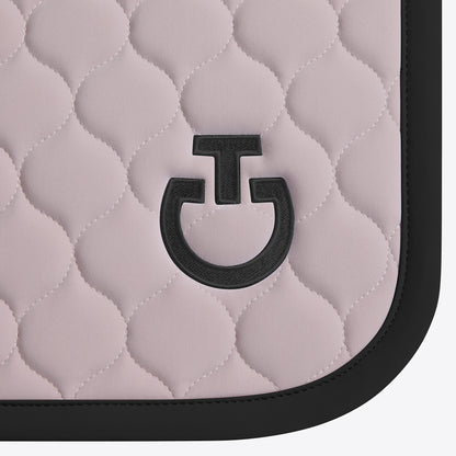 Tapis de selle Circular Rose bord noir DRESSAGE - CAVALLERIA TOSCANA
