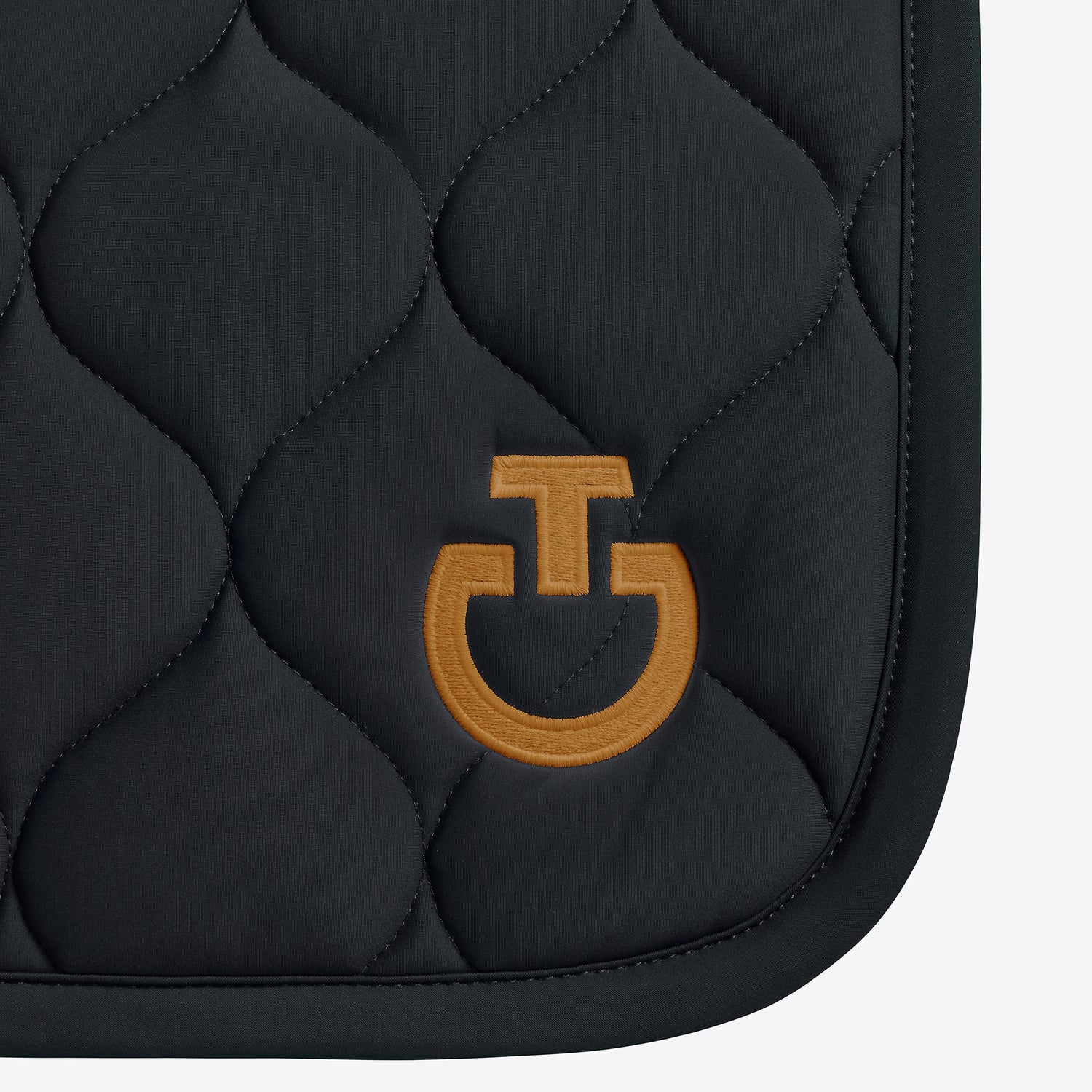 Tapis de selle New Circular Noir logo camel CSO - CAVALLERIA TOSCANA