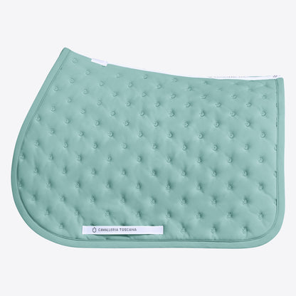 Tapis de de selle Embrodery Mint Green - CAVALLERIA TOSCANA