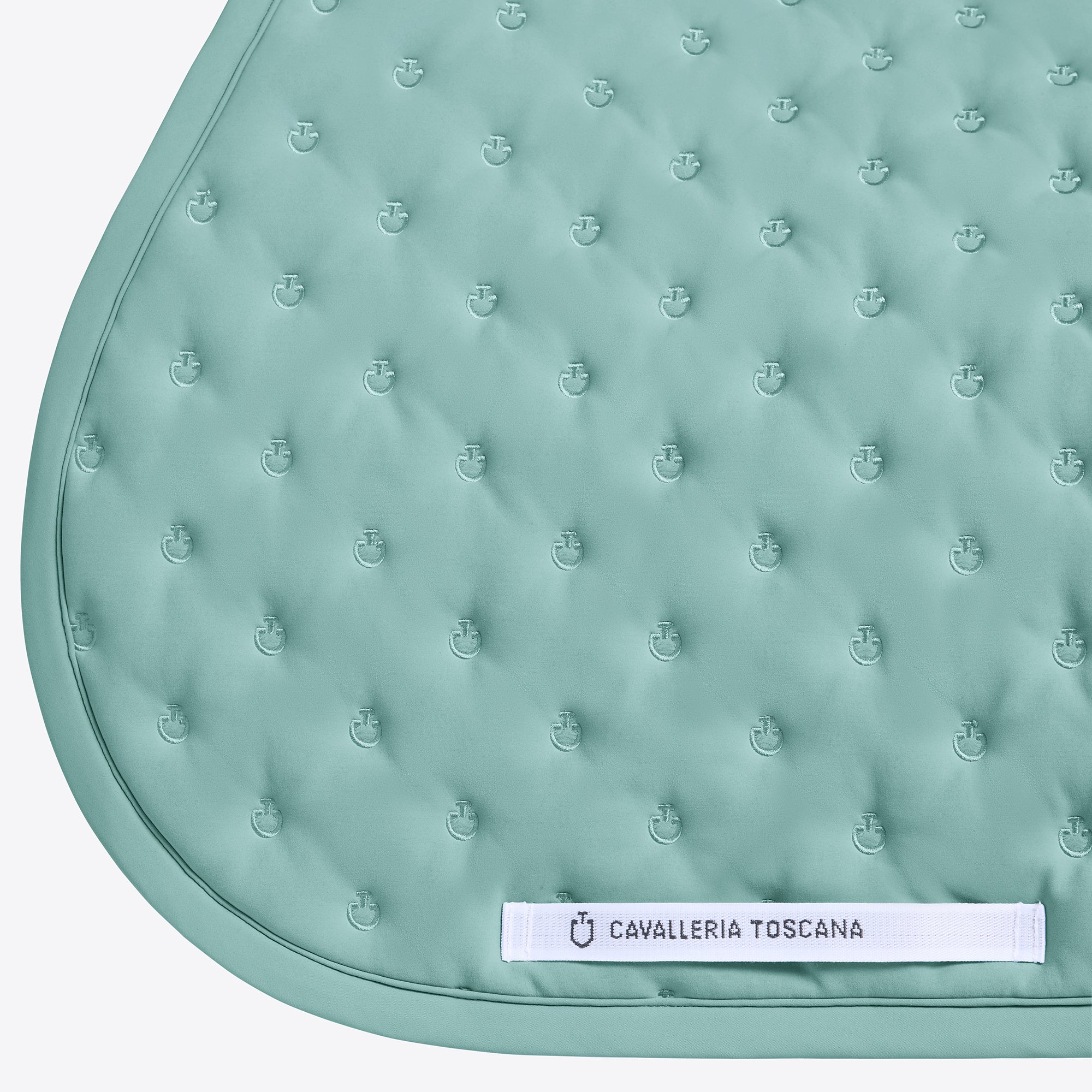 Tapis de de selle Embrodery Mint Green - CAVALLERIA TOSCANA