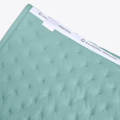 Tapis de de selle Embrodery Mint Green - CAVALLERIA TOSCANA