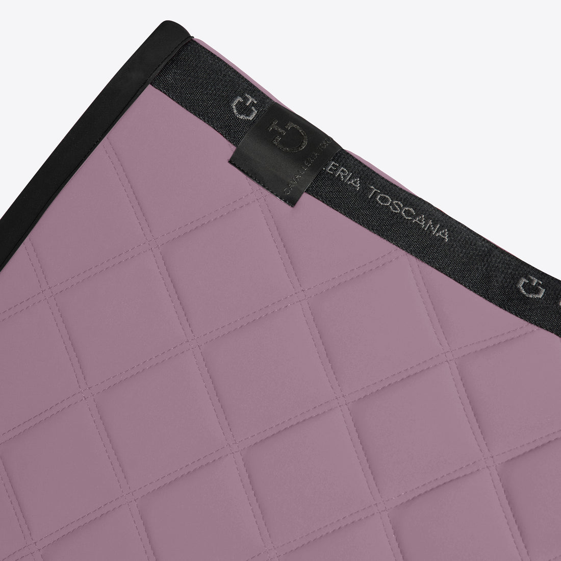 Tapis Diamond & Lines Rose et Noir CSO - CAVALLERIA TOSCANA