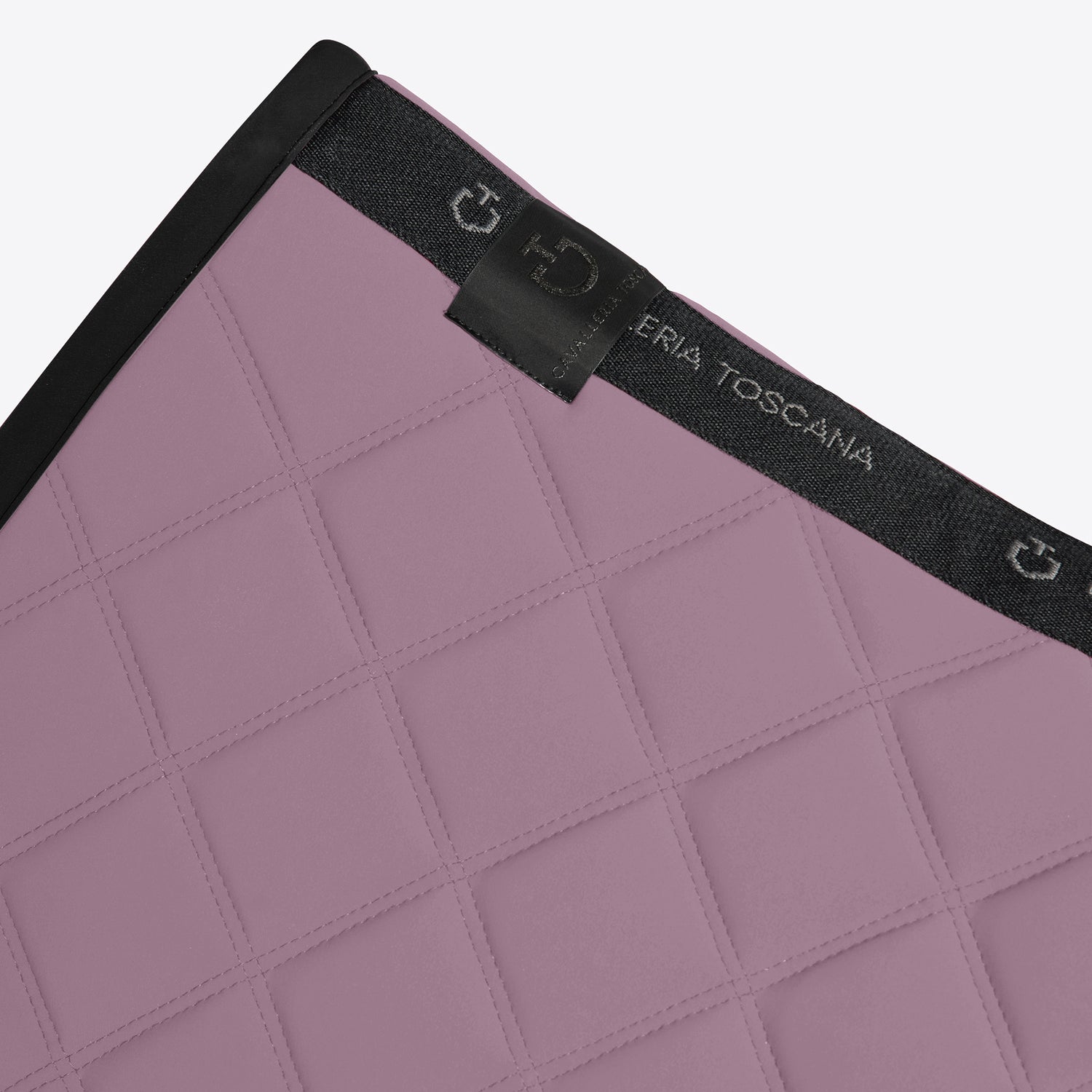 Tapis Diamond &amp; Lines Rose et Noir CSO - CAVALLERIA TOSCANA