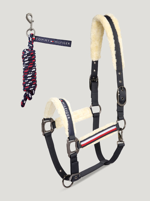 Set licol et longe Yale avec fourrure - Tommy Hilfiger
