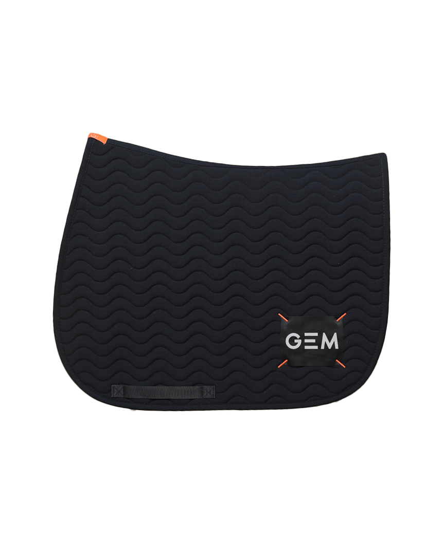 Tapis de selle TOUC TOUC Obstacle Bleu marine - GEM
