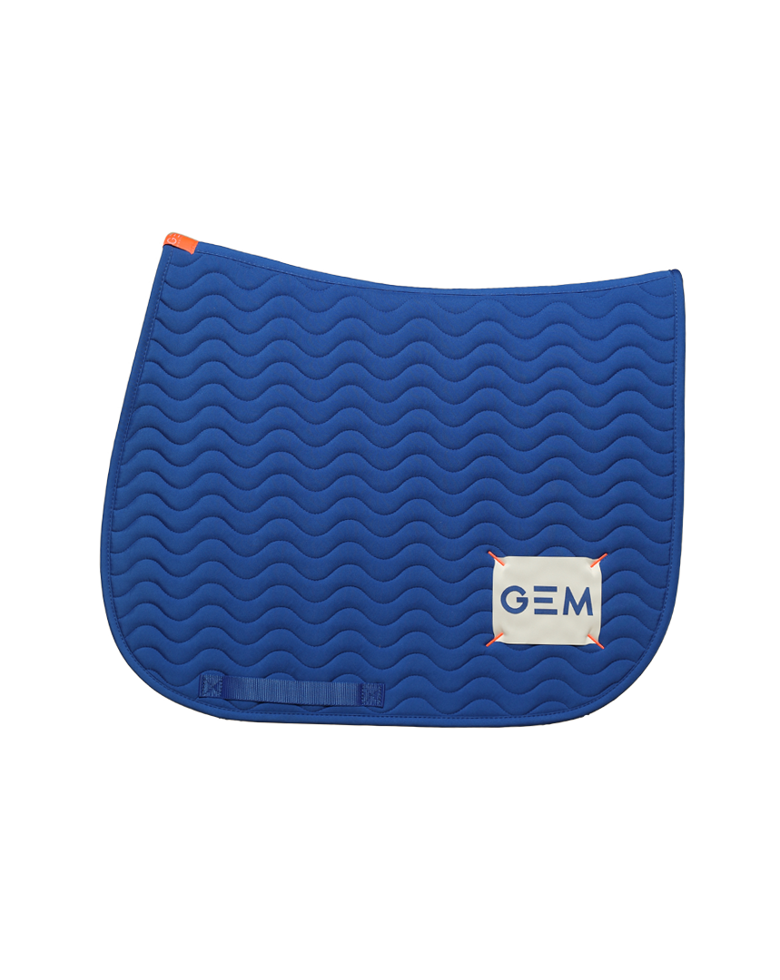 Tapis de selle TOUC TOUC Obstacle Bleu roi - GEM