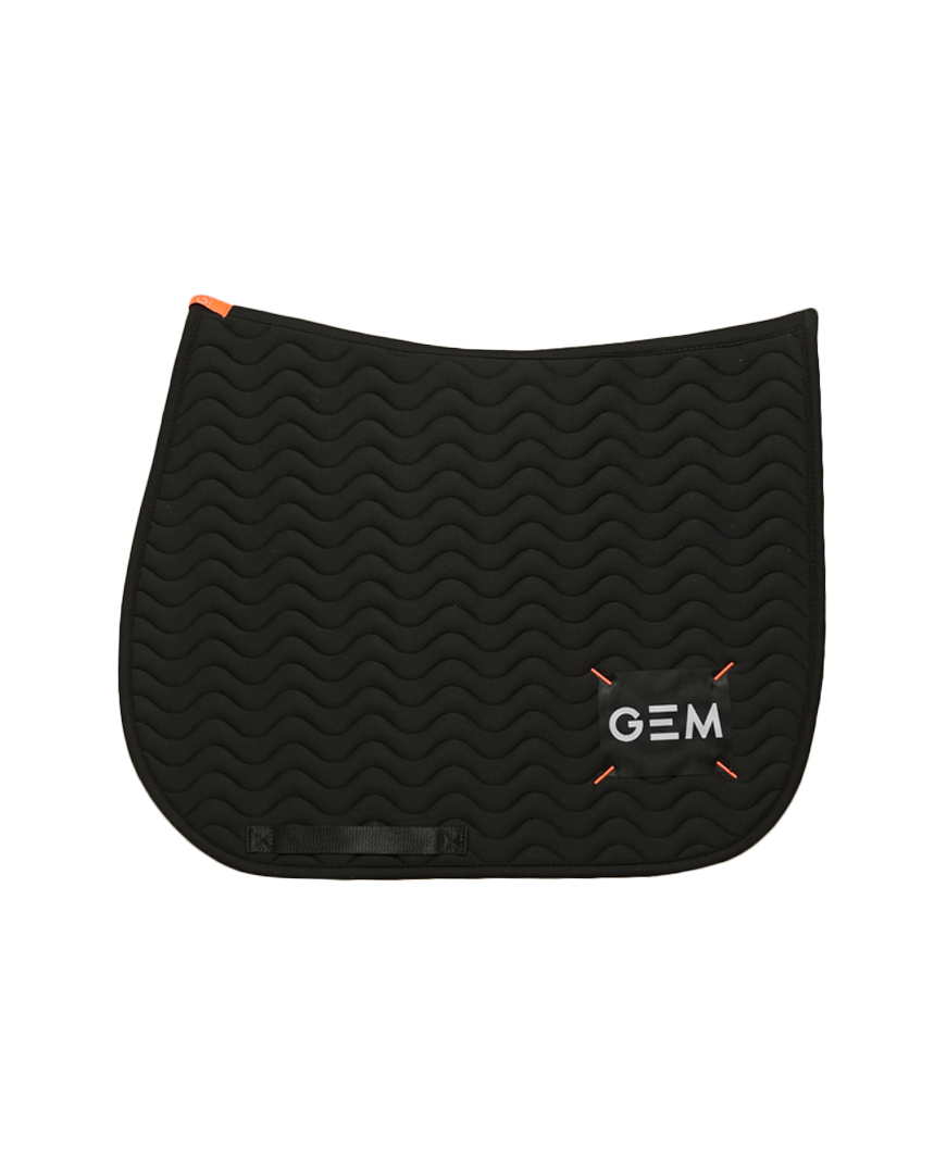 Tapis de selle TOUC TOUC Obstacle Noir - GEM
