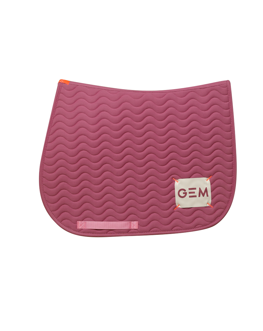Tapis de selle TOUC TOUC Obstacle Rose - GEM