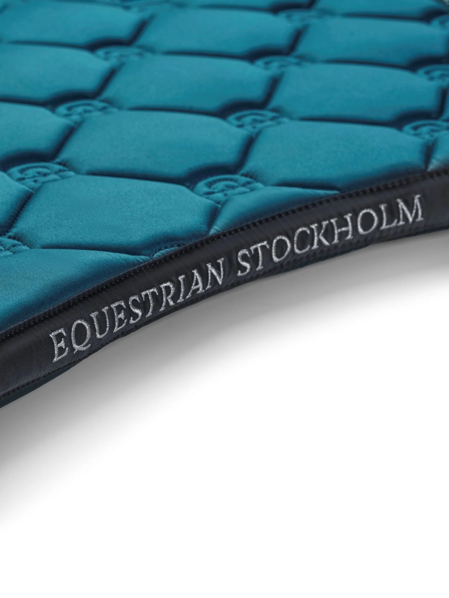Tapis de selle Teal Blue DRESSAGE - Equestrian Stockholm