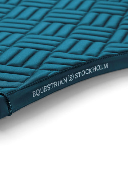 Tapis de selle Modern Teal Blue DRESSAGE - Equestrian Stockholm