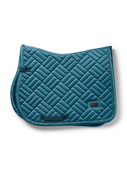 Tapis de selle Modern Teal Blue MIXTE - Equestrian Stockholm