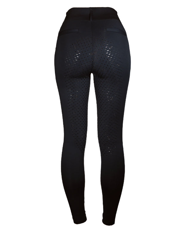 Legging Dressage Supreme Black Edition Compression breeches - Equestrian Stockholm