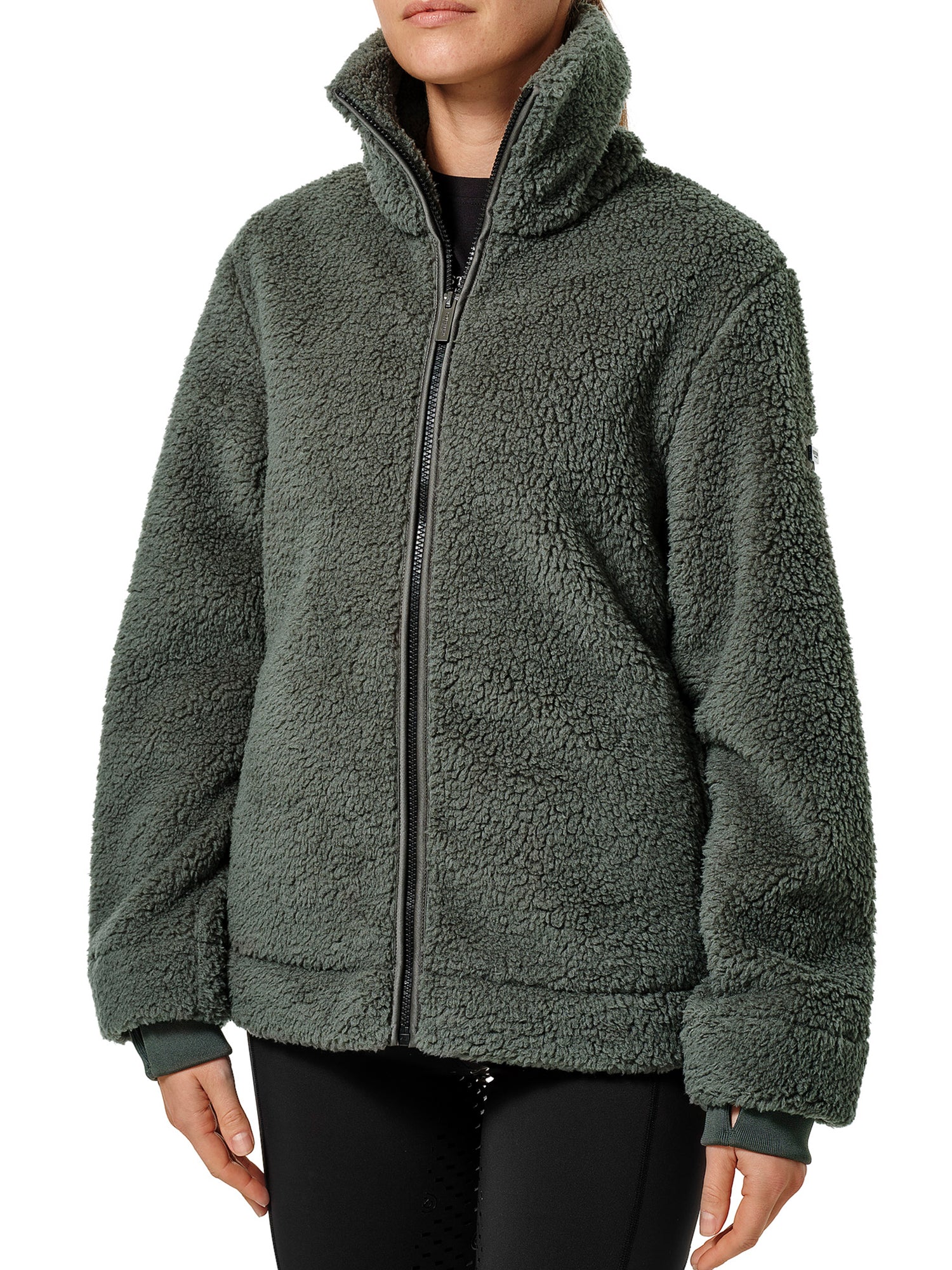 Veste Teddy Fleece Avenue Green - Equestrian Stockholm