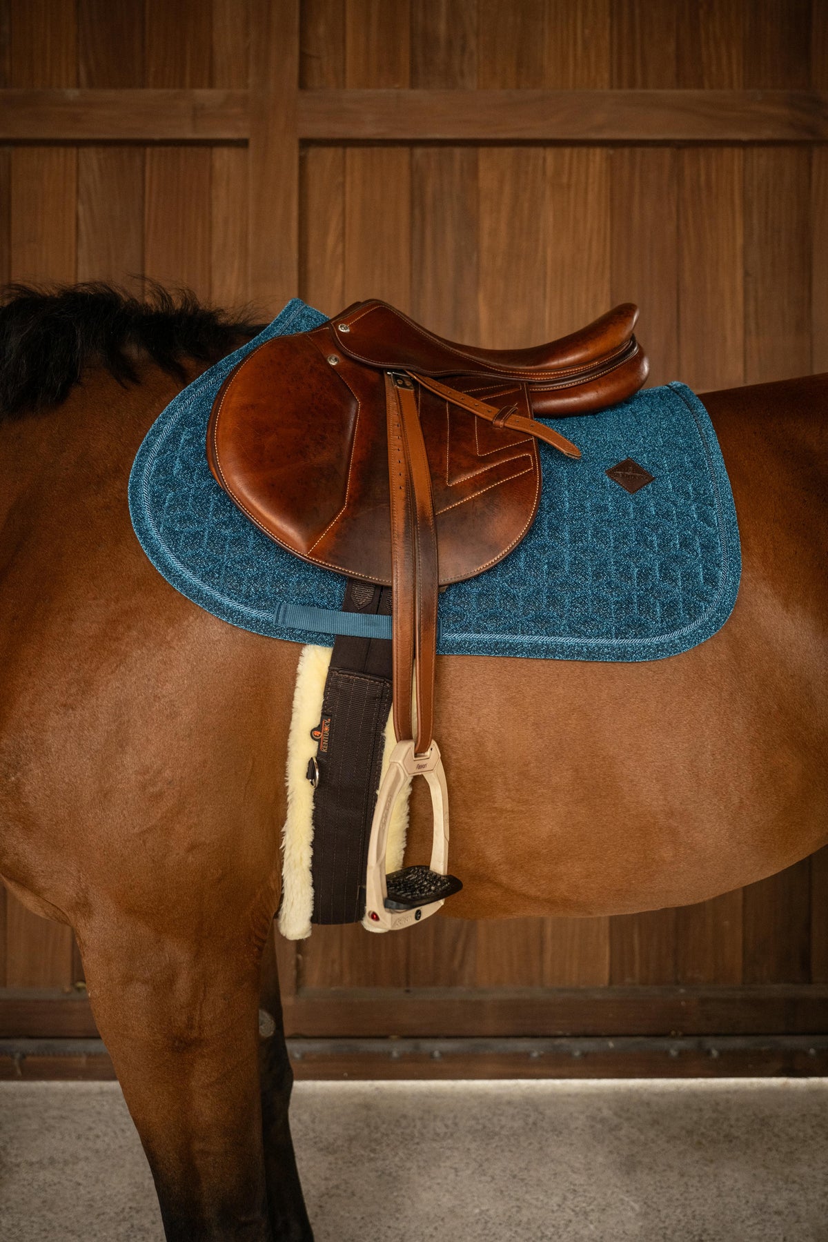 Tapis de selle Sparkling MIXTE bleu marine - Kentucky