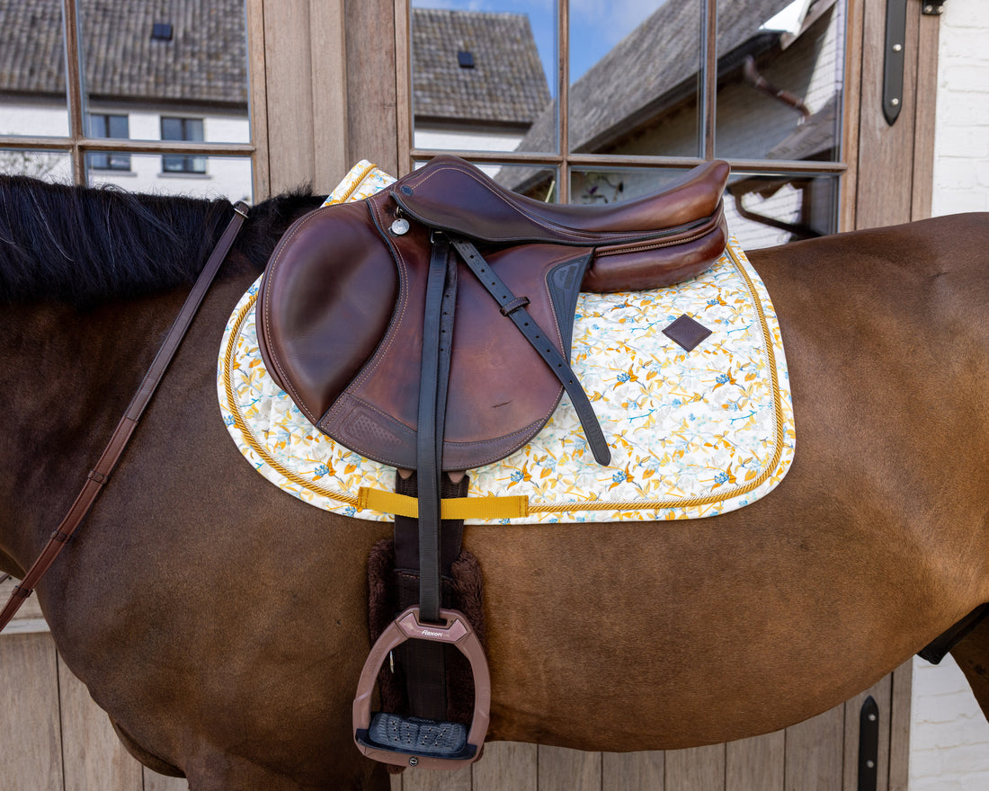 Tapis de Selle Velvet printing fleuri MIXTE - Kentucky