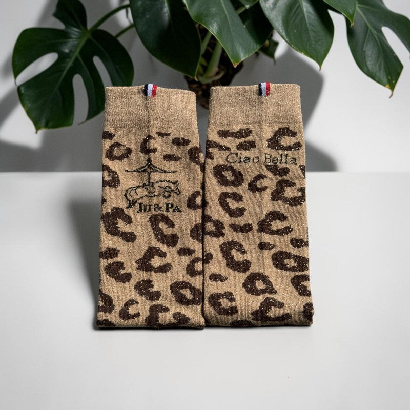 Chaussettes Leopard Ciao Bella - Ju&amp;Pa