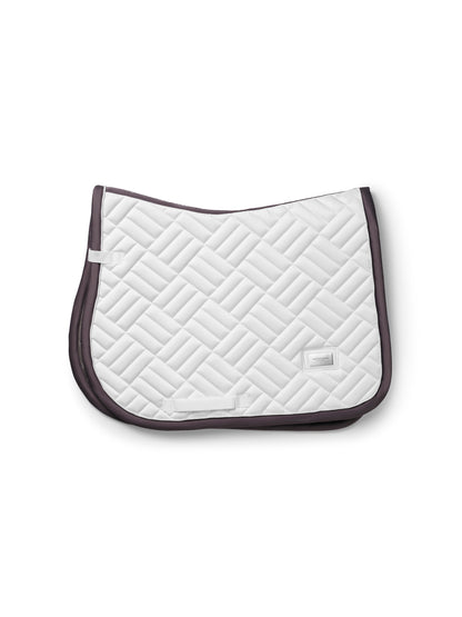 Tapis de selle Modern Blanc Dark Violet MIXTE - Equestrian Stockholm