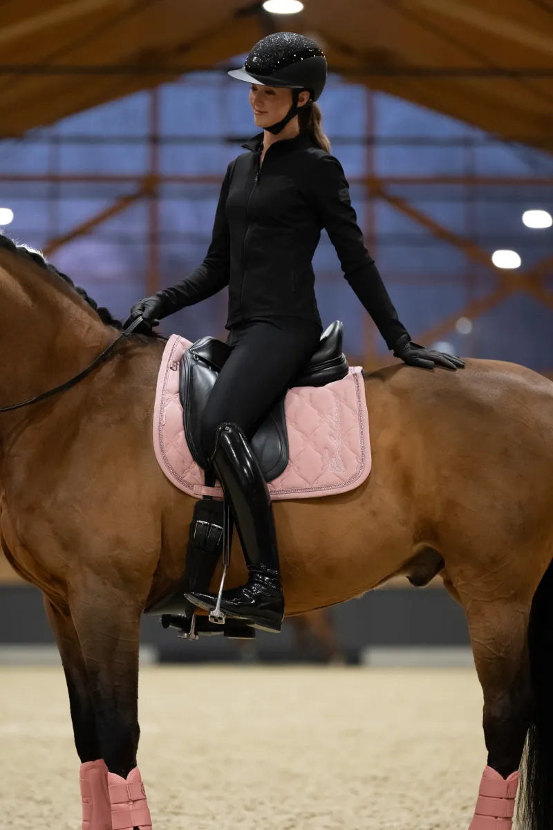 Tapis de selle Velours Crystal DRESSAGE Platinum 2025 - Eskadron