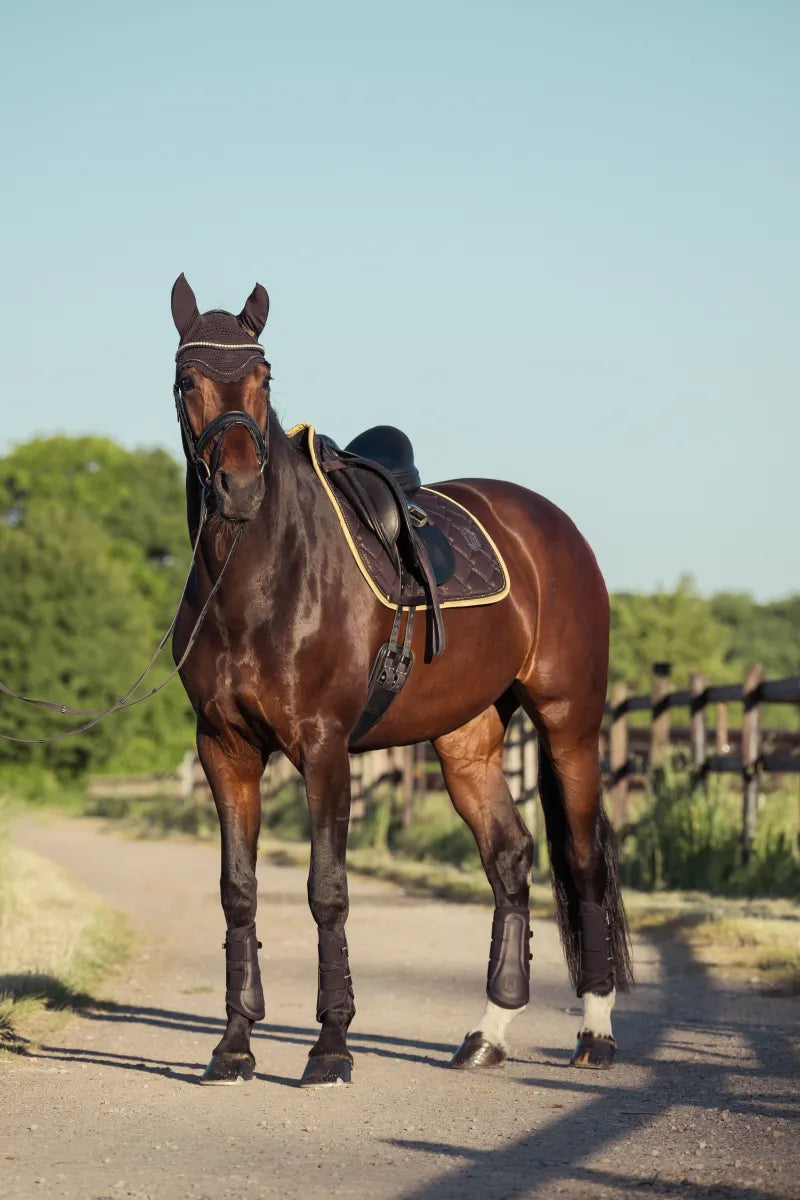 Tapis de selle COTTON GLITTER CRYSTAL Dressage Heritage 2025 - Eskadron