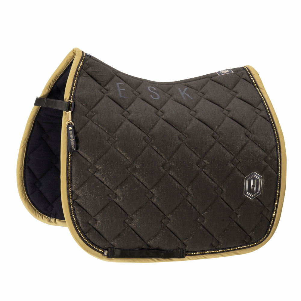Tapis de selle COTTON GLITTER CRYSTAL Dressage Heritage 2025 - Eskadron