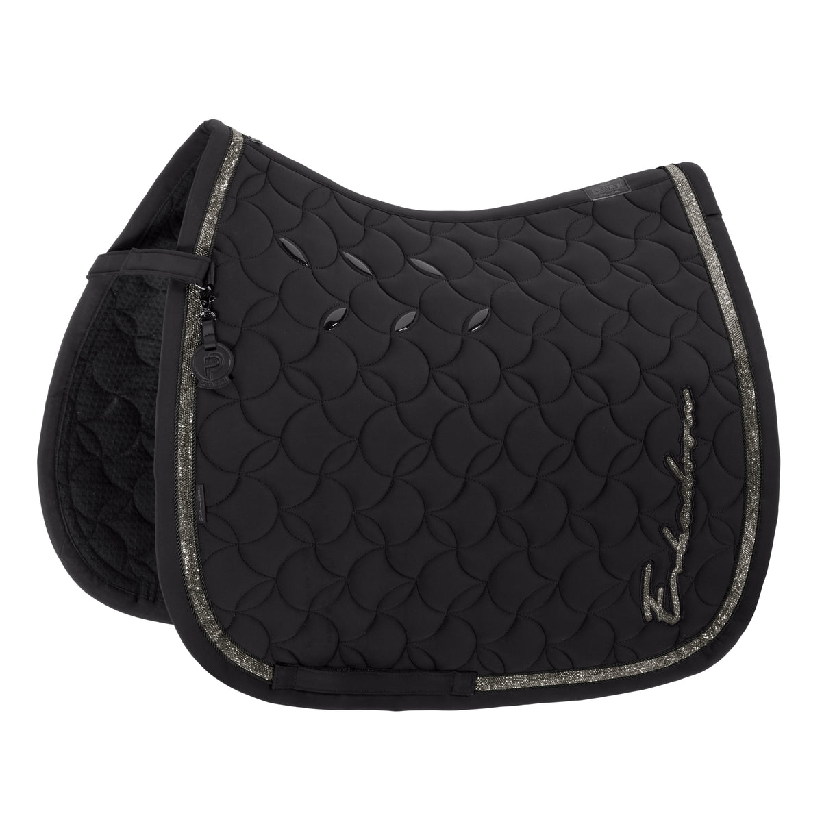 Tapis de selle Pro soft Glitter DRESSAGE Platinum 2026 - Eskadron