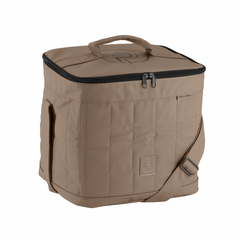 Sac de toilettage Eskadron en similicuir noir platine Sac de toilettage Eskadron en similicuir noir platine