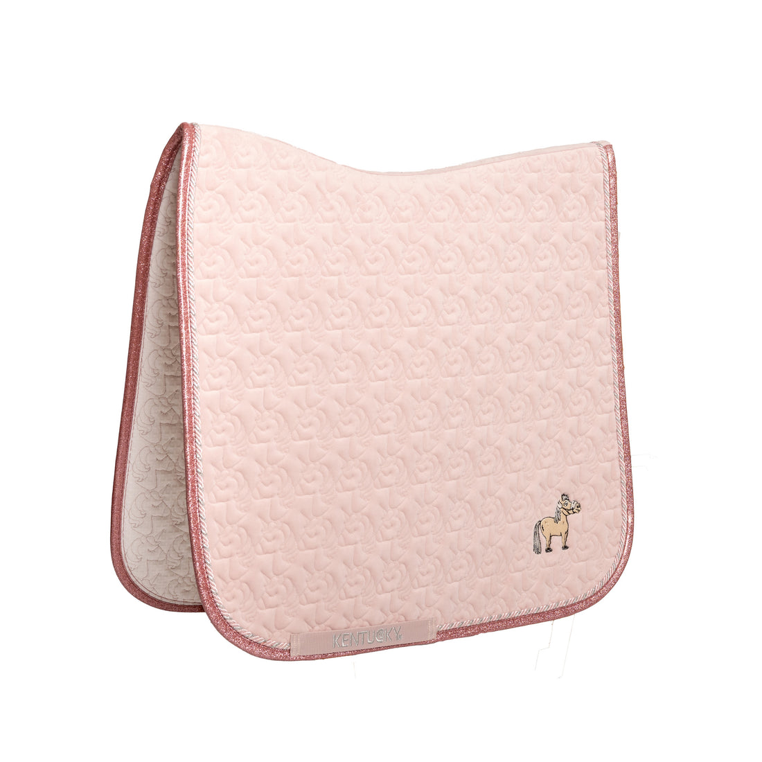 Tapis de selle Tête de licorne pailleté DRESSAGE - Kentucky