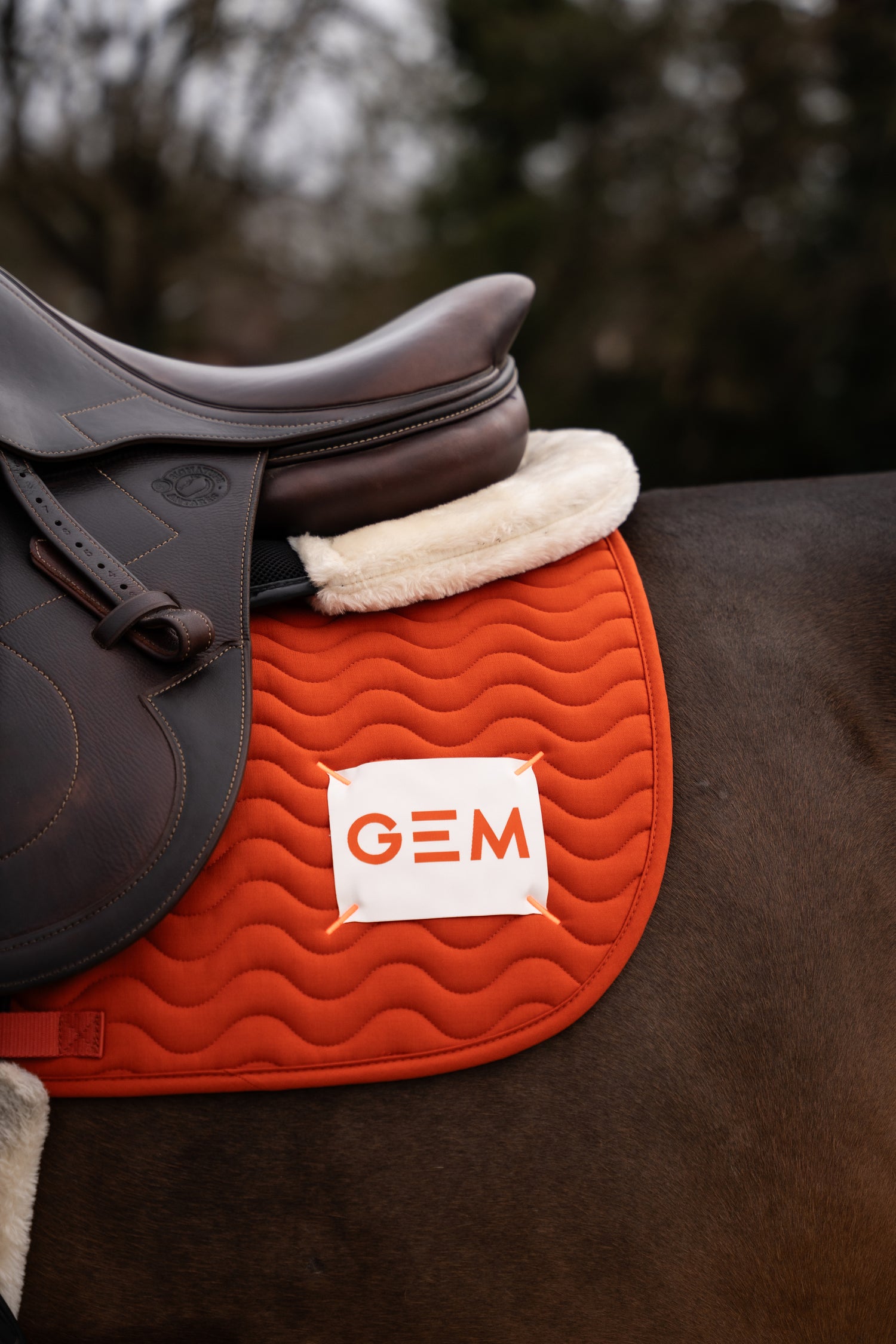 Tapis de selle TOUC TOUC Obstacle BRIQUE - GEM