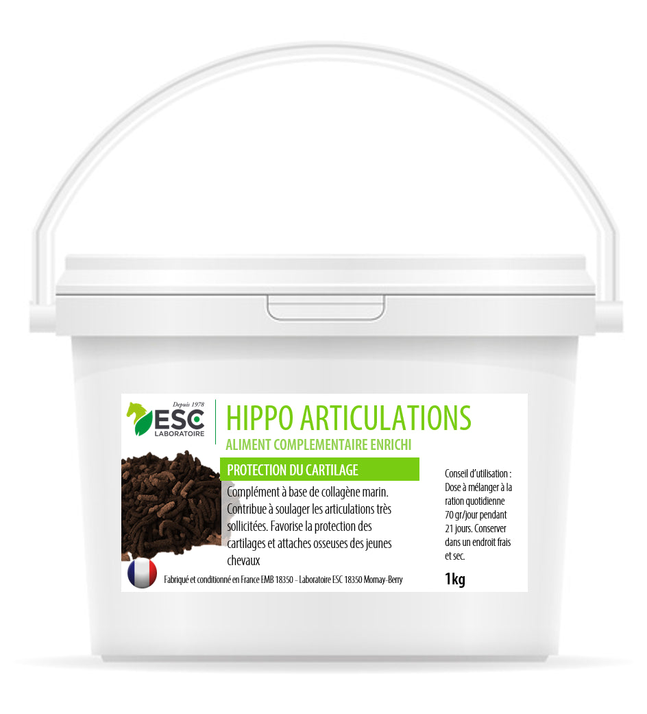 Complément alimentaire renfort articulations HIPPO ARTICULATIONS - ESC LABORATOIRE