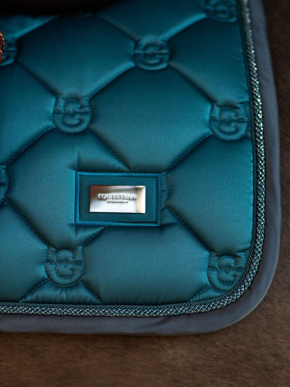 Tapis de selle Teal Blue MIXTE - Equestrian Stockholm