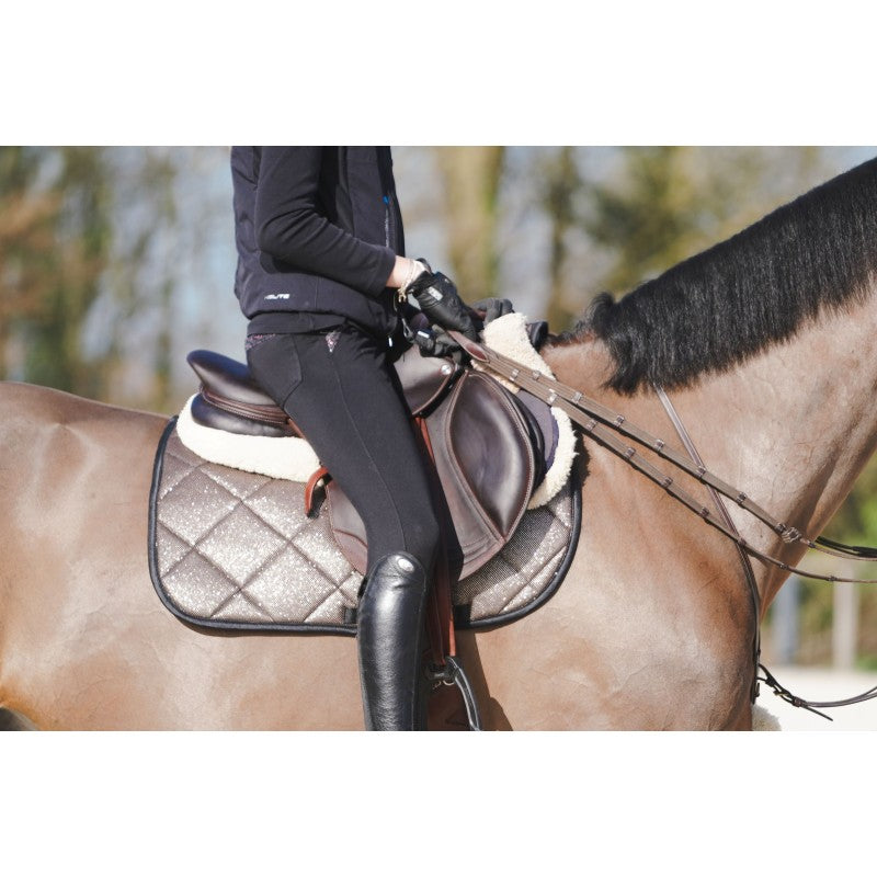 Tapis de selle Glitter Dore - Ju &amp; Pa