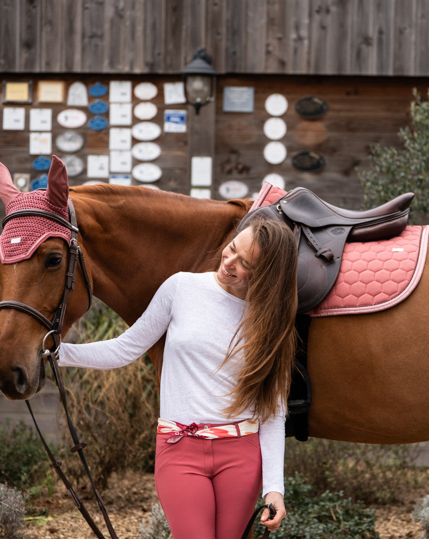 Pantalon John Knee Grip Rose Baroque - GEM