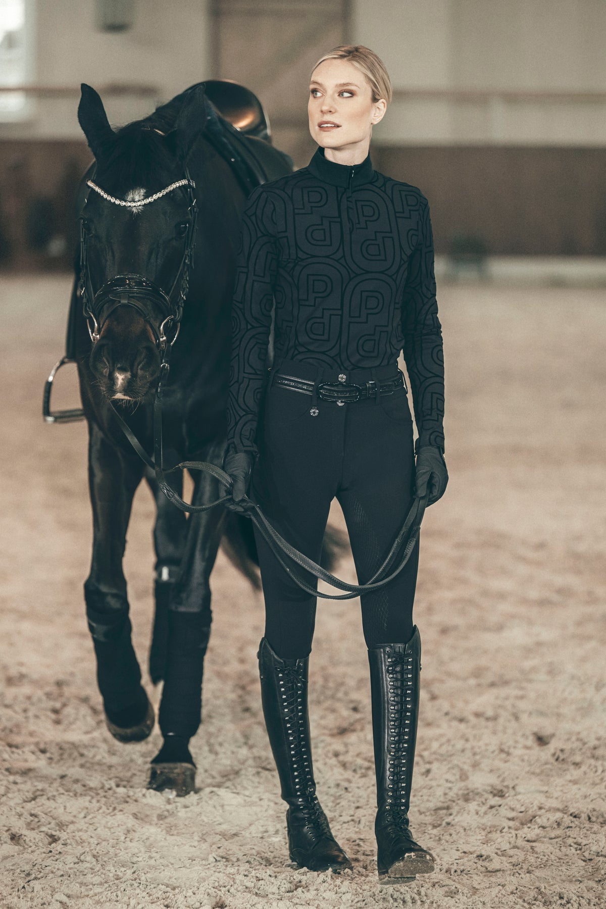 Haut manches longues fermeture eclair Zip Print Shirt - Pikeur