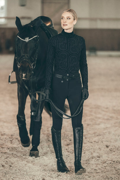 Haut manches longues fermeture eclair Zip Print Shirt - Pikeur