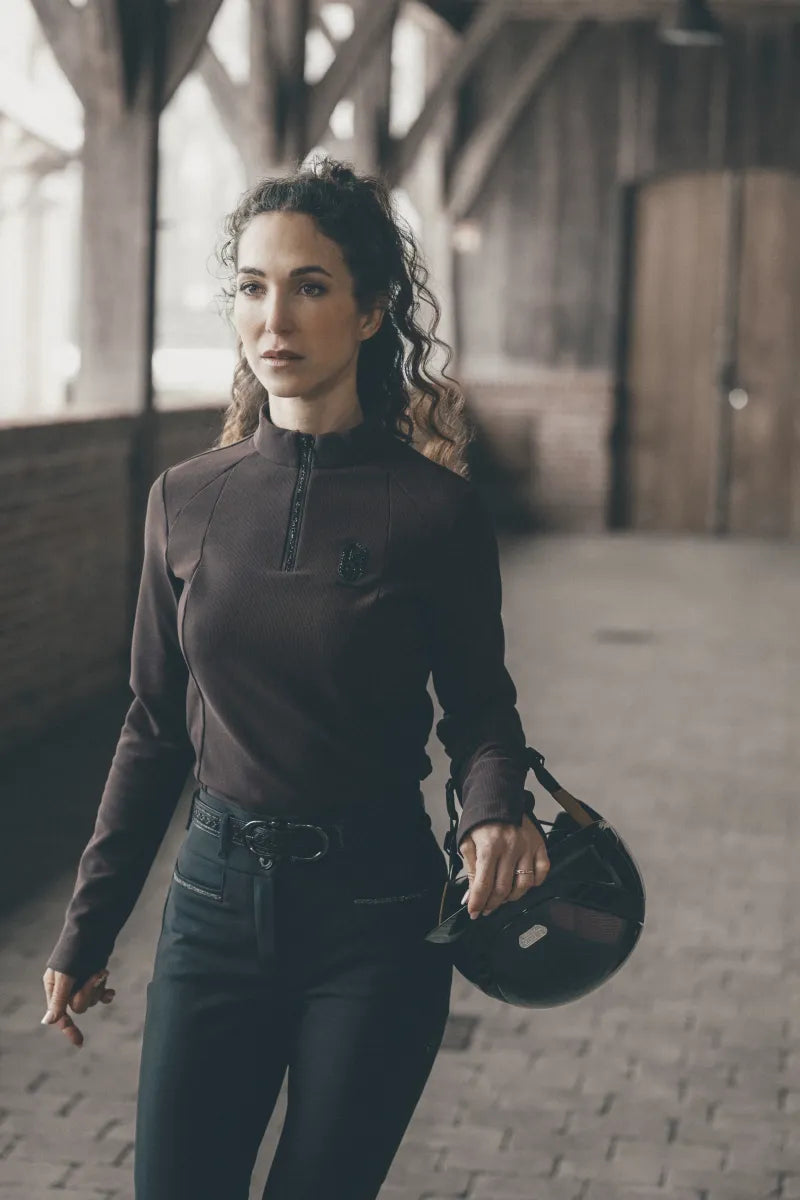 Polo manches longues Zip Rip Shirt - Pikeur
