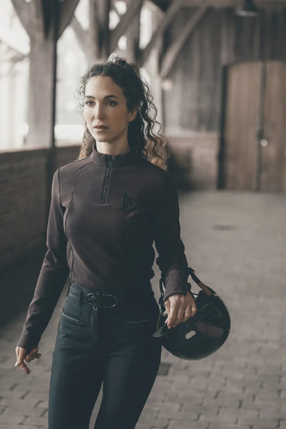 Polo manches longues Zip Rip Shirt - Pikeur
