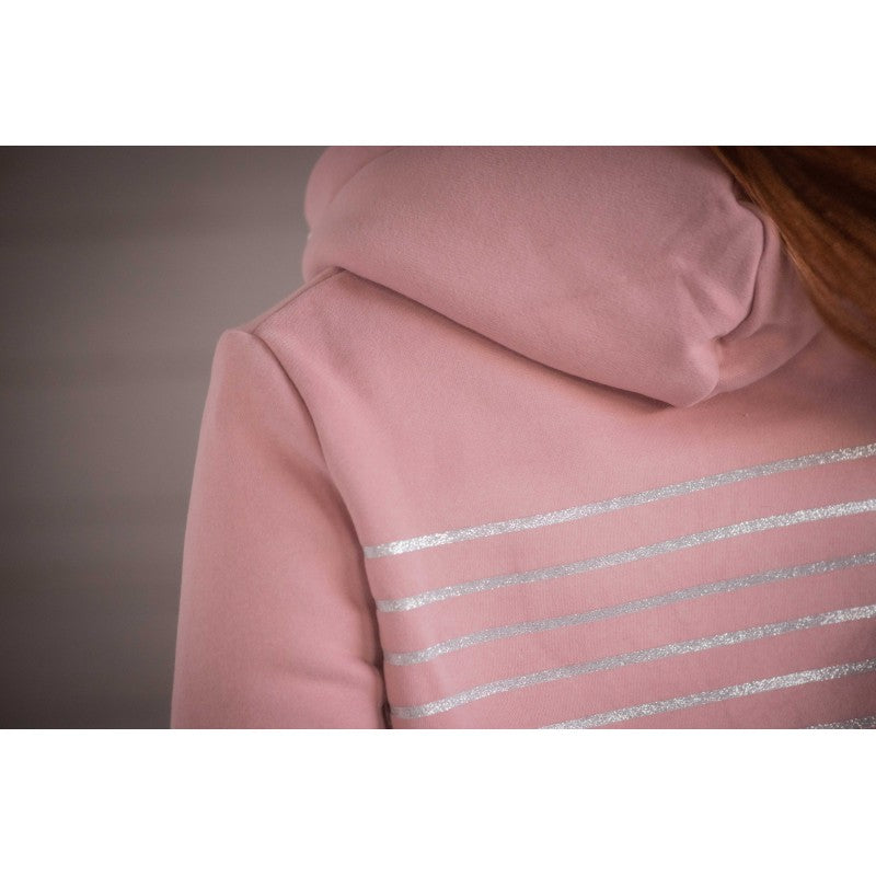 Sweat à capuche Ikona Rose - PENELOPE COLLECTION