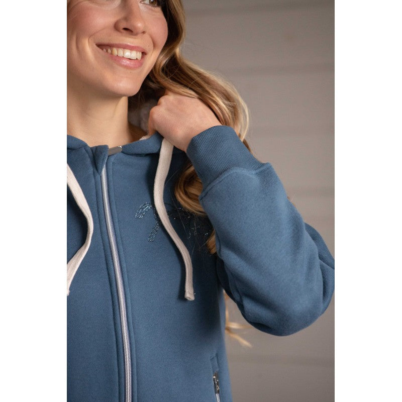 Sweat Camionneur Femme Marine - Coq Français - Made in France Sweat Camionneur Femme Marine - Coq Français - Made in France
